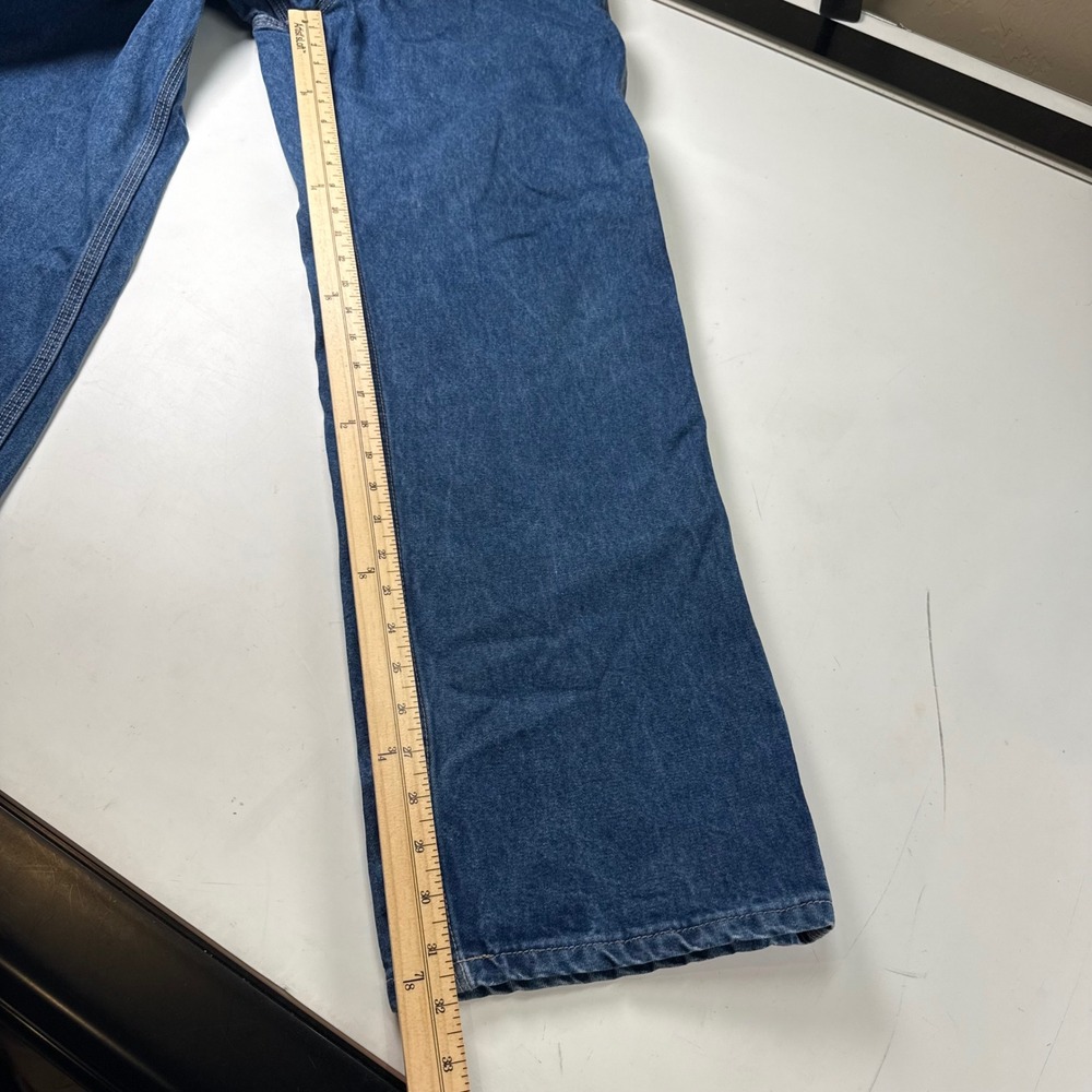 Carhartt FRB13 DNM Flame Resistant Carpenter Jeans Men's Sz 33x32 Original Fit - Picture 8 of 10